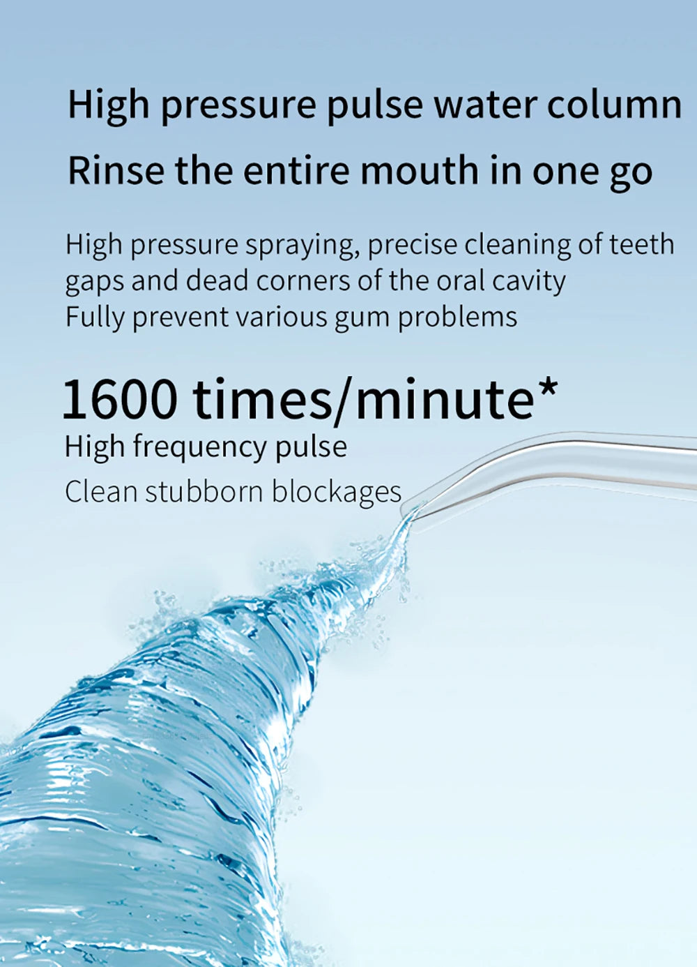 OpaluX AquaFlow Water Flosser