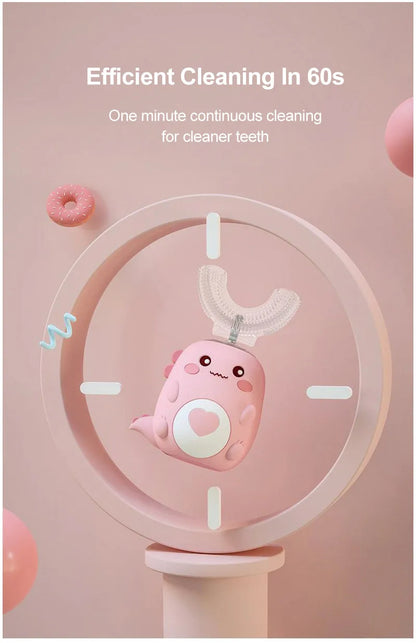 OpaluX Kids Smart 360° U-Shaped Electric Toothbrush