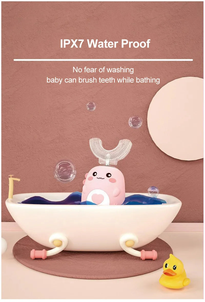 OpaluX Kids Smart 360° U-Shaped Electric Toothbrush