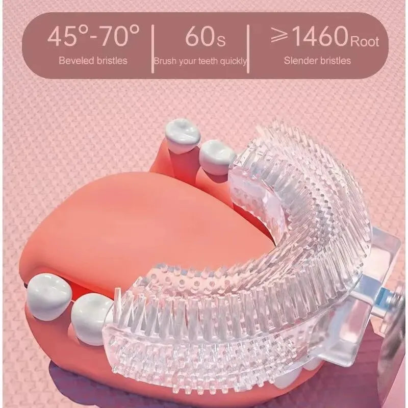 OpaluX Kids Smart 360° U-Shaped Electric Toothbrush