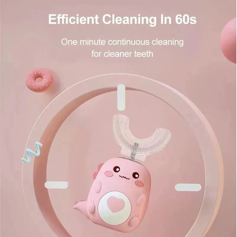 OpaluX Kids Smart 360° U-Shaped Electric Toothbrush