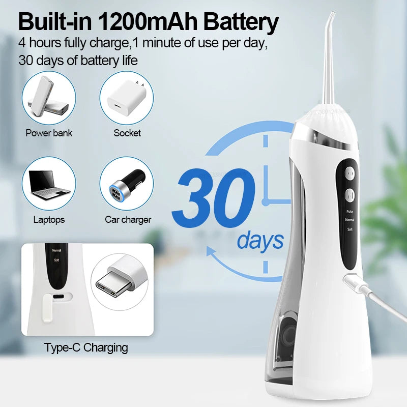 OpaluX AquaFlow Water Flosser