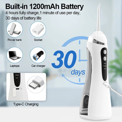 OpaluX AquaFlow Water Flosser