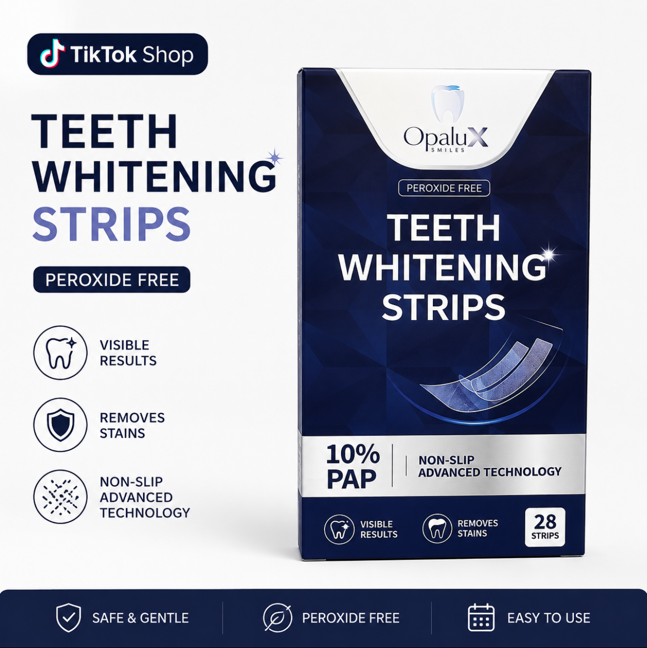 10% PAP Whitening strips